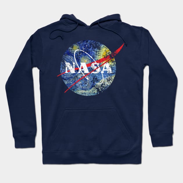 Nasa Starlight distressed Hoodie by shamusyork